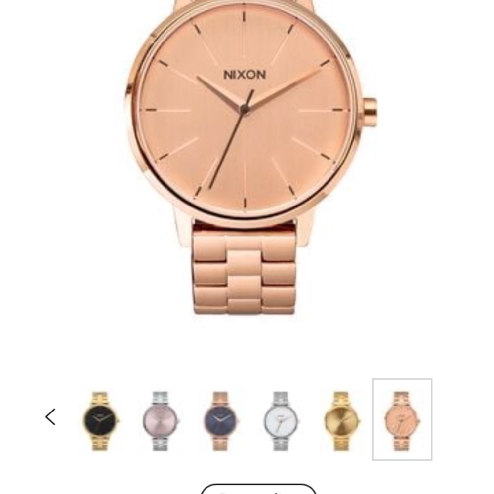 Nixon Kensington Rose gold watch